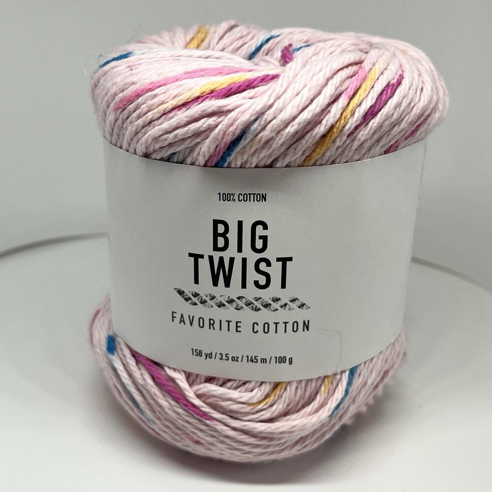 Big Twist Favorite Cotton Yarn, Confetti Cake